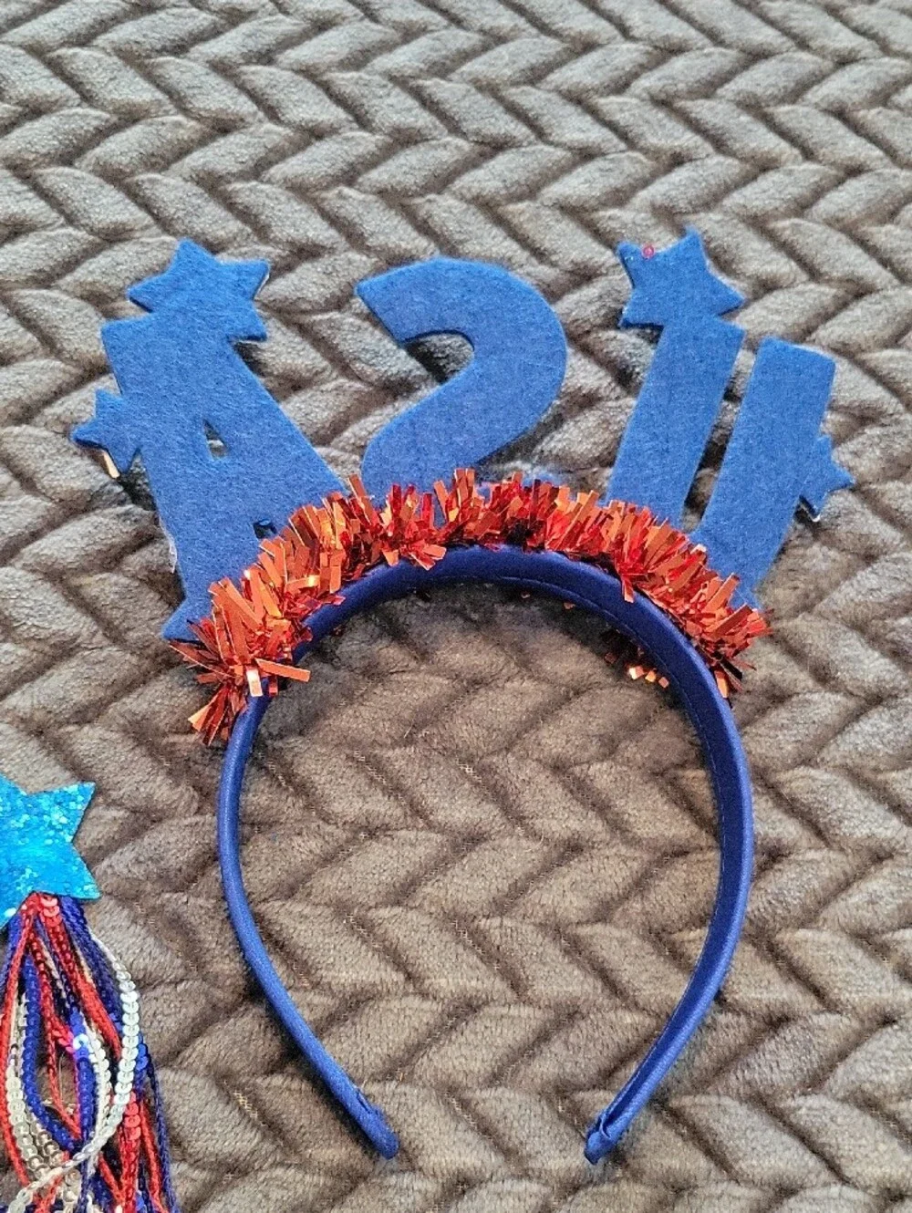 Patriotic Red, White & Blue USA Star Headband